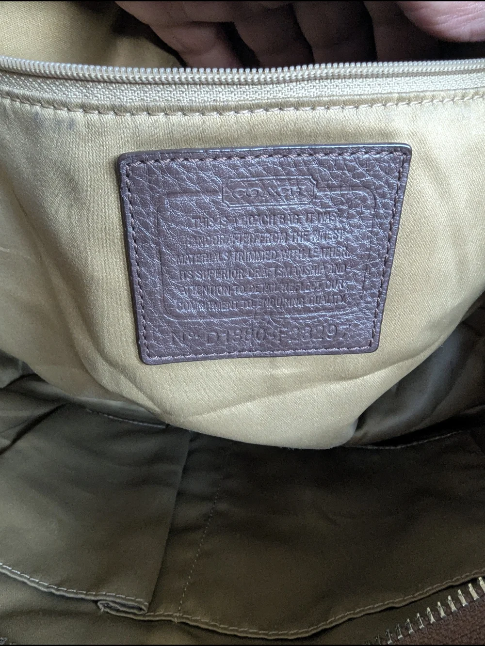 Vintage Coach Soho Pleated Signature Tote Bag